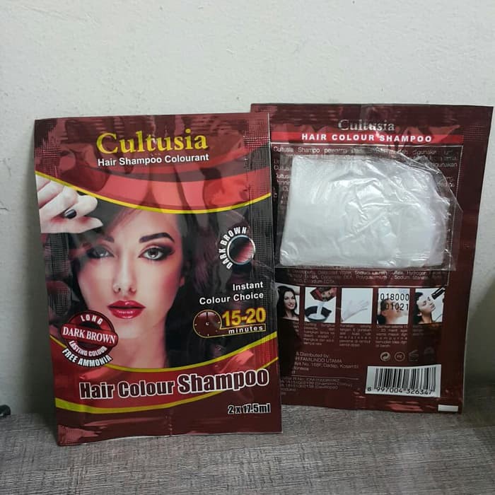 CULTUSIA HAIR SHAMPOO COLOURANT -