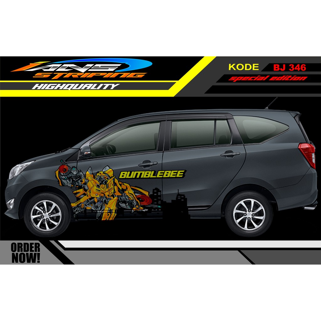 STICKER MOBIL SIGRA, AVANZA / STICKER MOBIL CALYA / DECAL STICKER MOBIL TERBARU