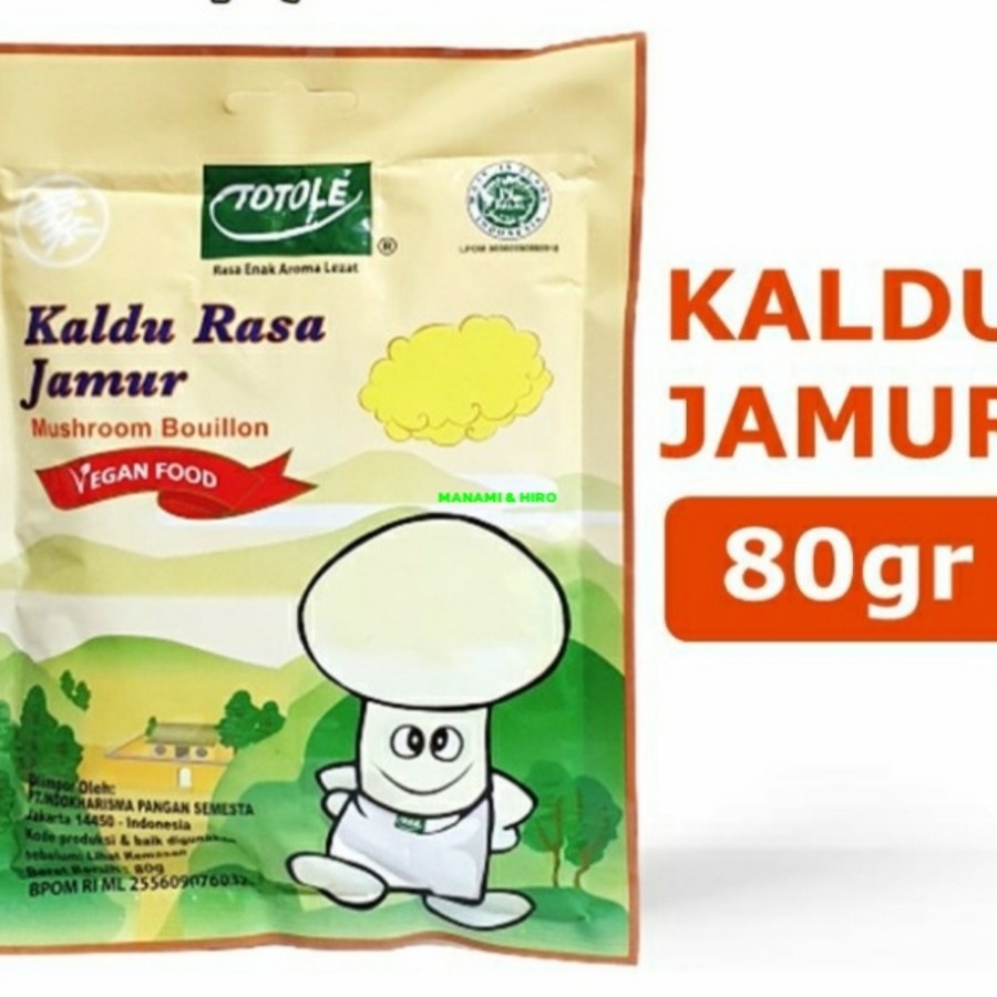 

TOTOLE KALDU JAMUR 80GR HALAL MUI