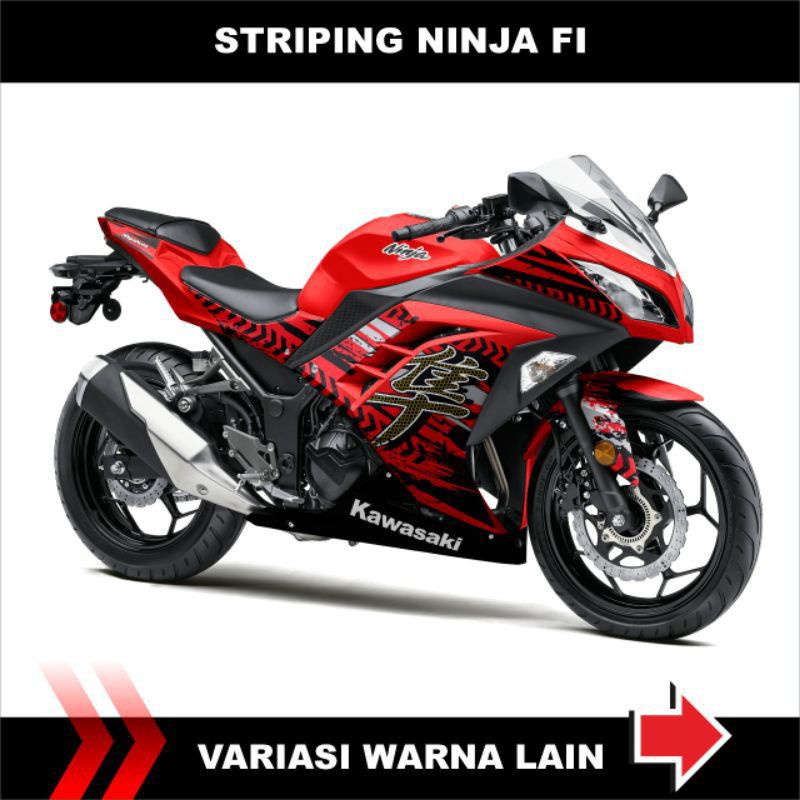 striping ninja 250 fi / striping motor ninja 250 fi / stiker motor ninja 250fi