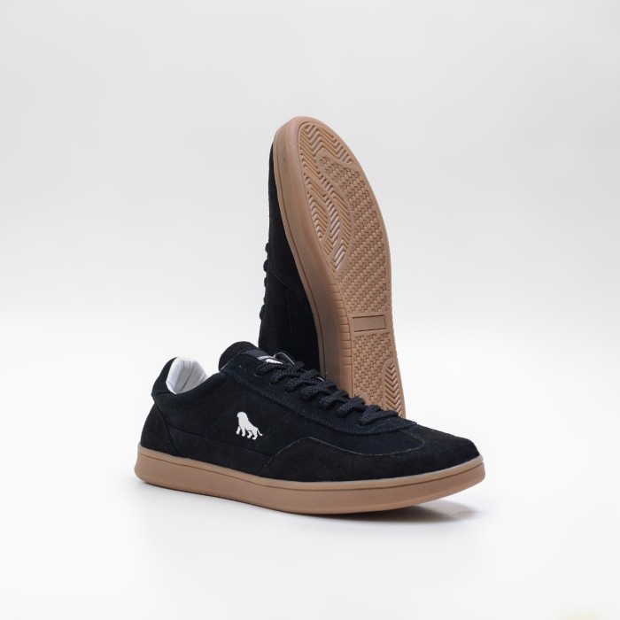 GwgWf Delirium Dhelvin Og Sport Suede Sepatu Trainer - Hitam, 39 6G45R