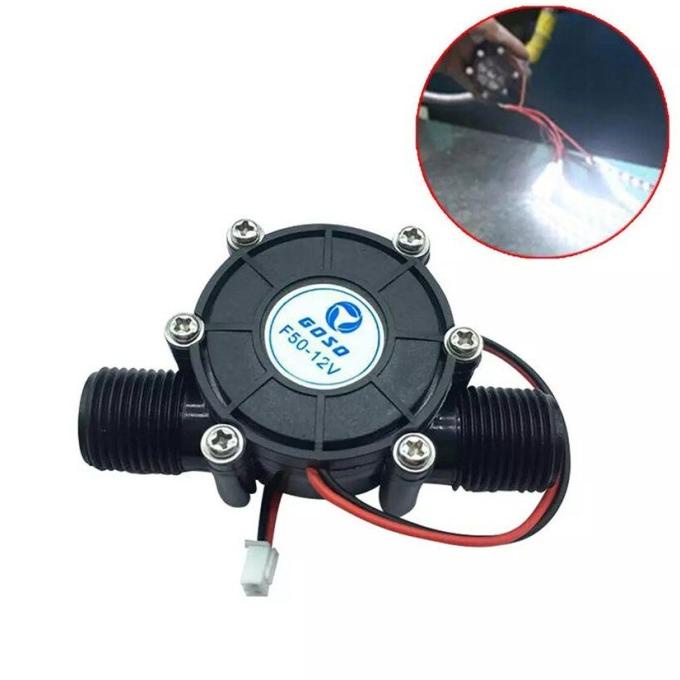 Generator Turbin Air Mikro-Hidro, Daya Led Diy 10W 12V