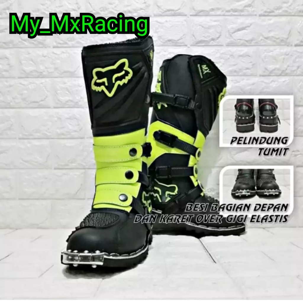 BISA COD sepatu cross trail protector  sepatu trail adventure bots safety terlaris sepatu motorcross