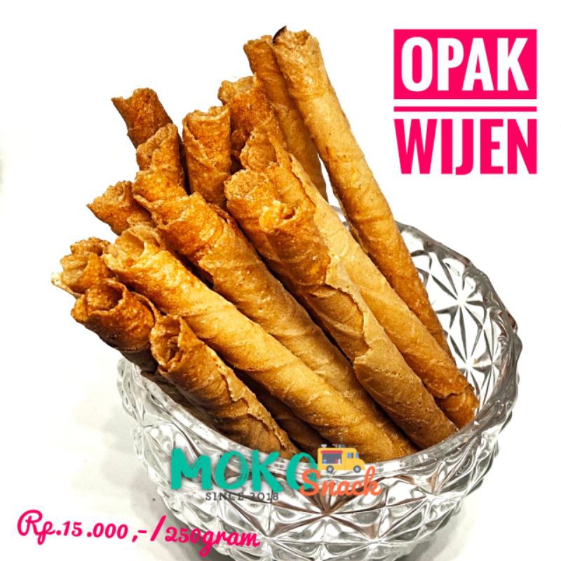 

Snack cemilan kiloan Opak wijen 250gr