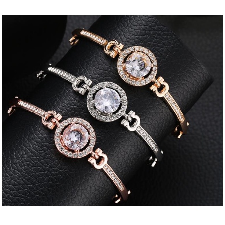 Gelang Berlian Imitasi Semi Rantai Bayar Ditempat