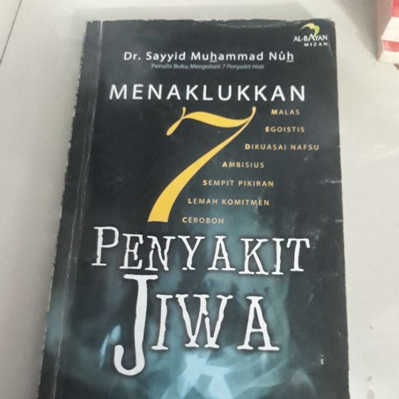 buku ori menaklukkan 7 penyakit jiwa Dr.sayyid muhammad nuh