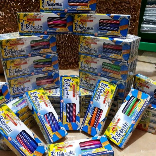 

BOLPENKU SPIRAL ( 12 PCS ) PULPEN DENGAN DESAIN LILIN