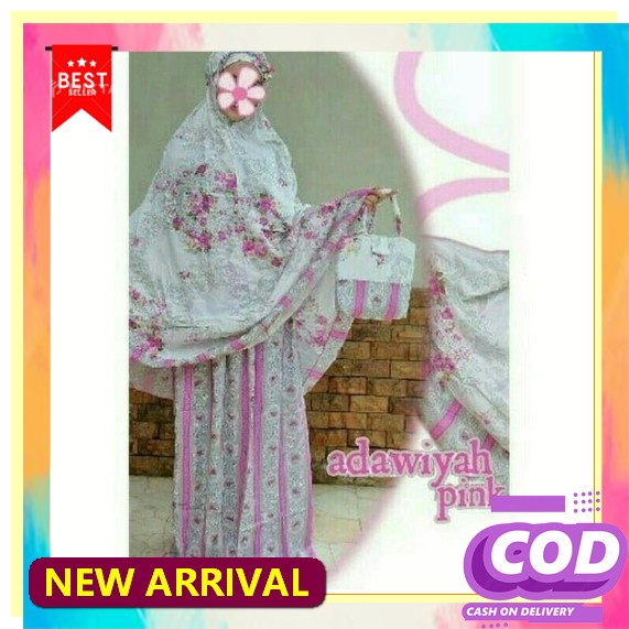 Mukena Rukuh Wanita Dewasa Remaja Cantik Murah Mewah Premium Terbaru 2022 Model Kekinian Polos Bahan