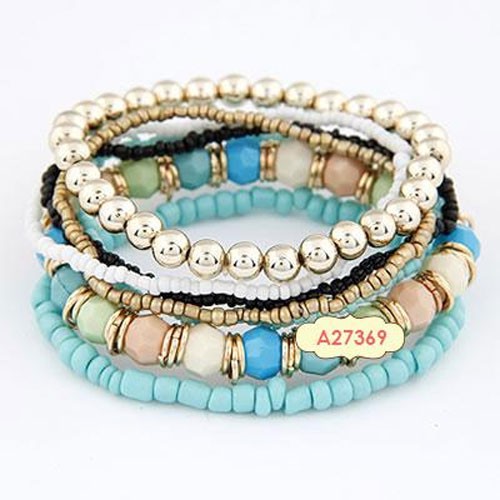 Gelang Korea Etnik Multi Color Alloy Multicharm Warna Warni Vintage Harga Grosir Reseller