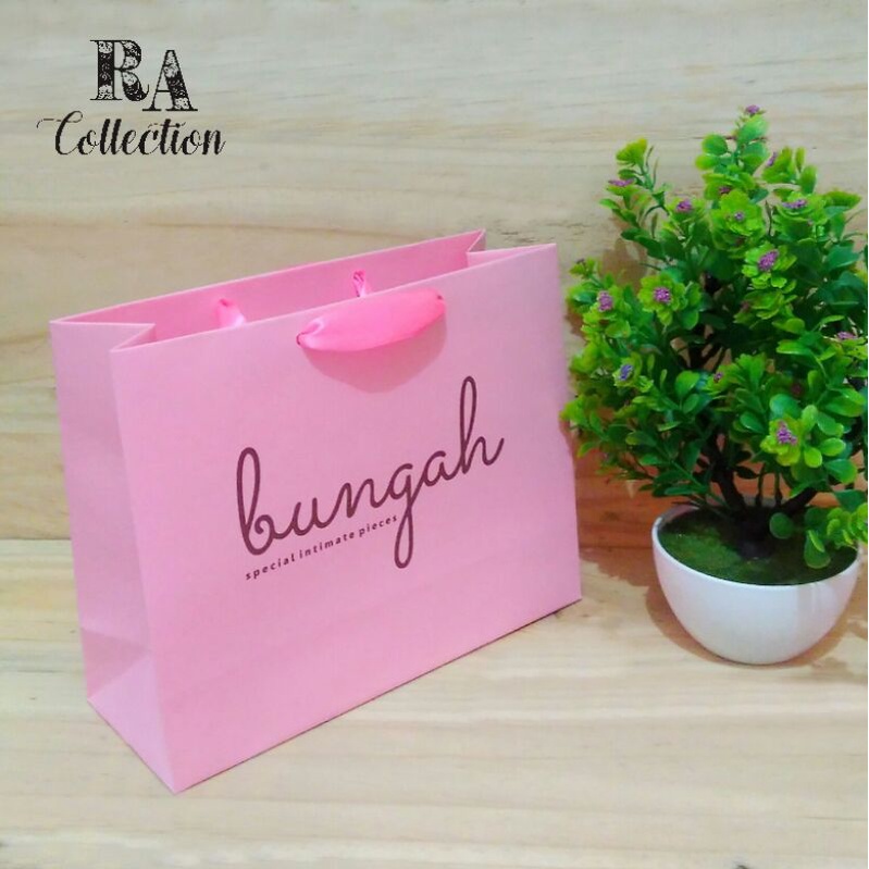 

Paper Bag BC Warna Uk. 25cm x 9cm x 20cm Sablon Custom 2 Sisi