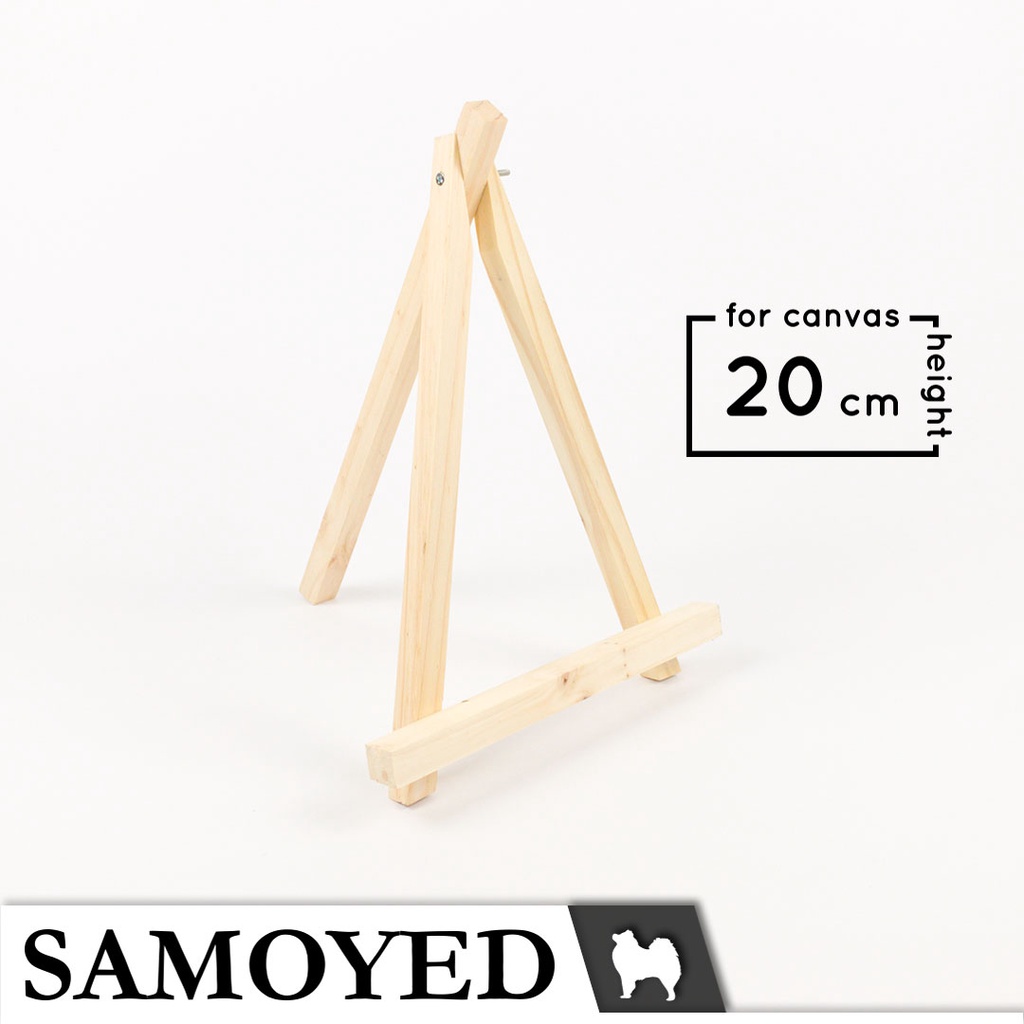 

Sandaran Kayu Kanvas Lukis / Foto / Tripod Wooden Painting / Canvas Easel / Stand 20 cm Samoyed EASL-D20