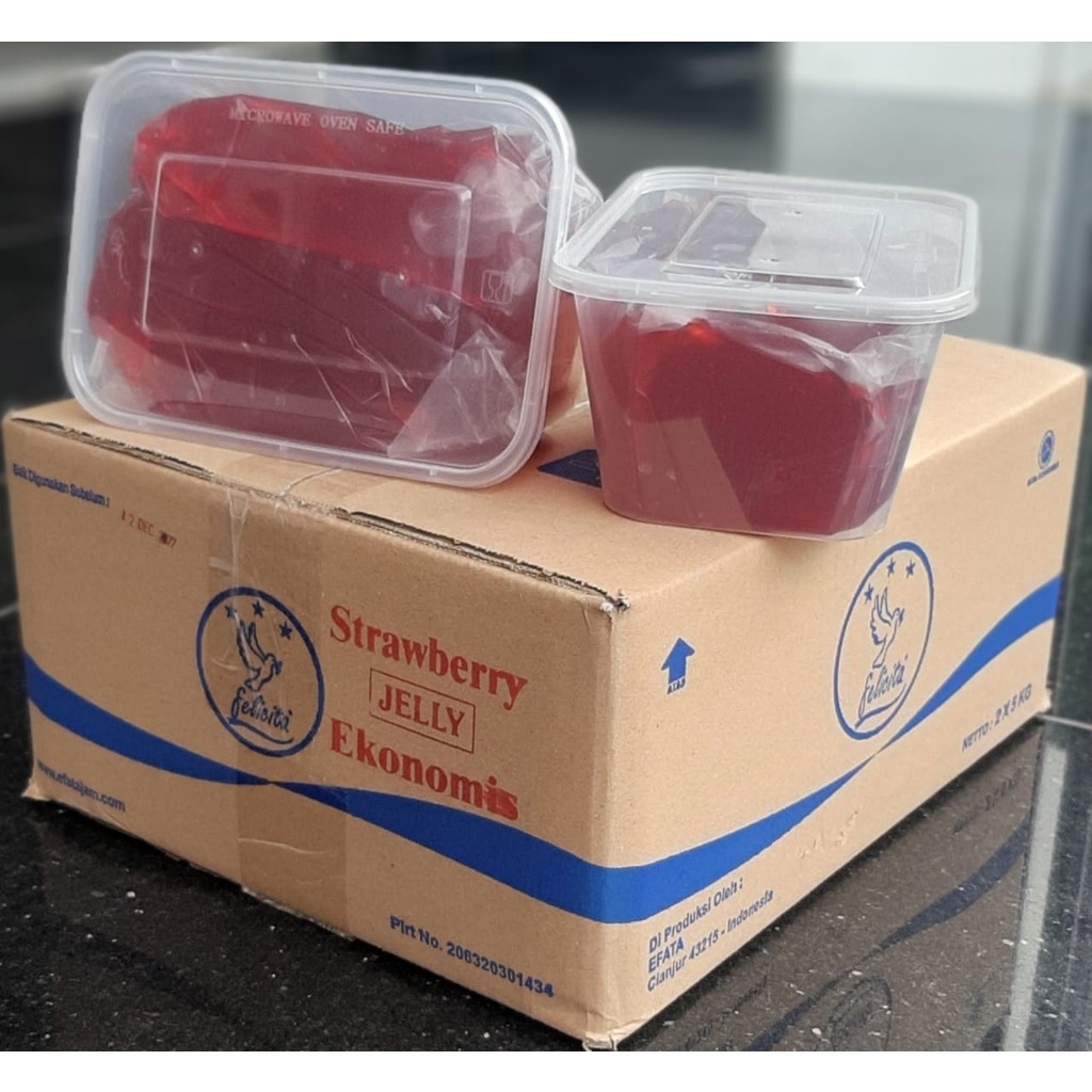 

Selai Strawberry Jelly Kental Felicita ORI 10 kg EKONOMIS HALAL MUI