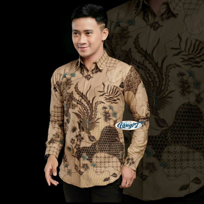 Batik Pria Kemeja Batik Lengan Panjang SIZE M L XL XXL