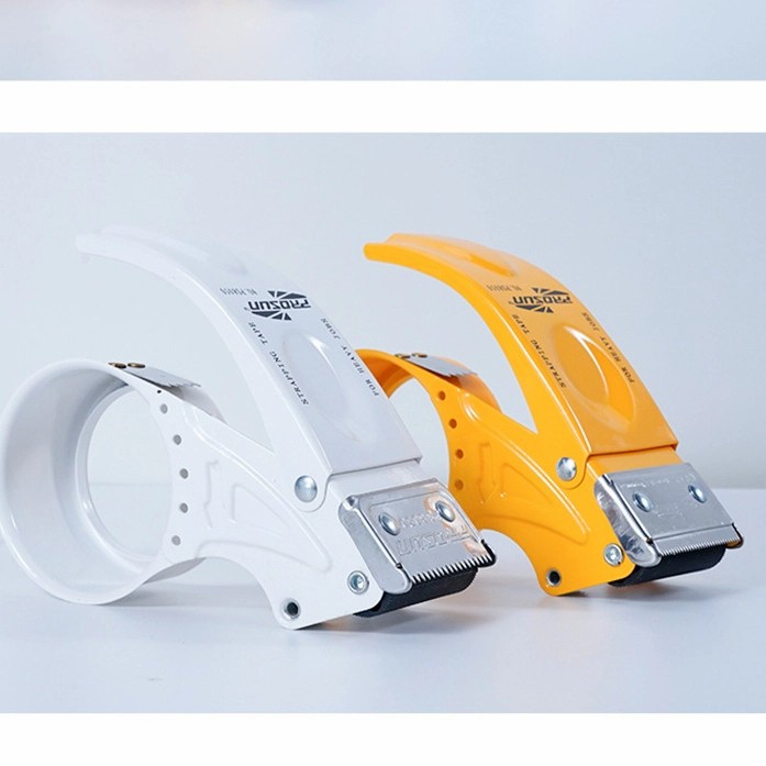 

perekat-pengikat- prosun tape dispenser besi alat pemotong lakban - putih -pengikat-perekat.