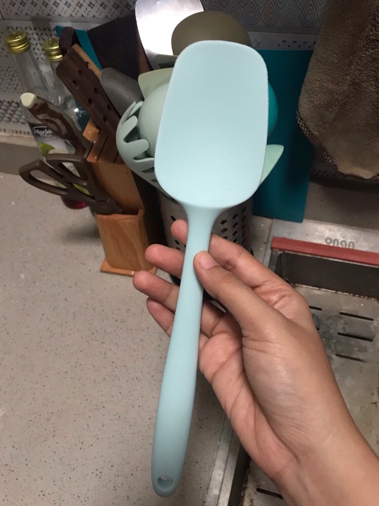 Large Silicone Spatula Model Sendok Kotak /sekop Besar 28cm