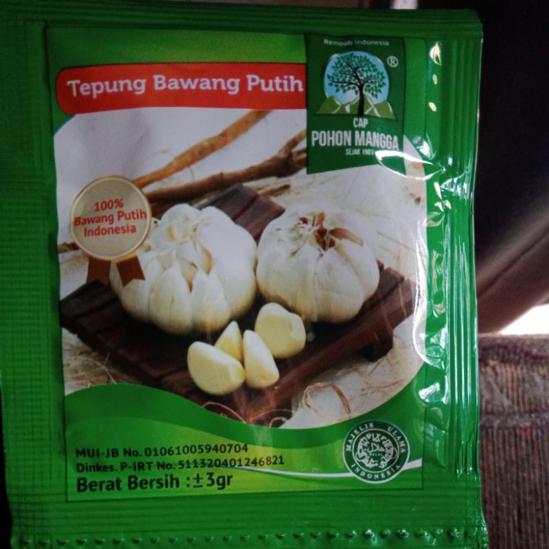 

tepung bawang putih bubuk cap mangga