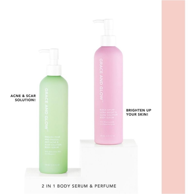 Grace and Glow Body Serum English Pear Freesia Black Opium Body Lotion / Grace & Glow