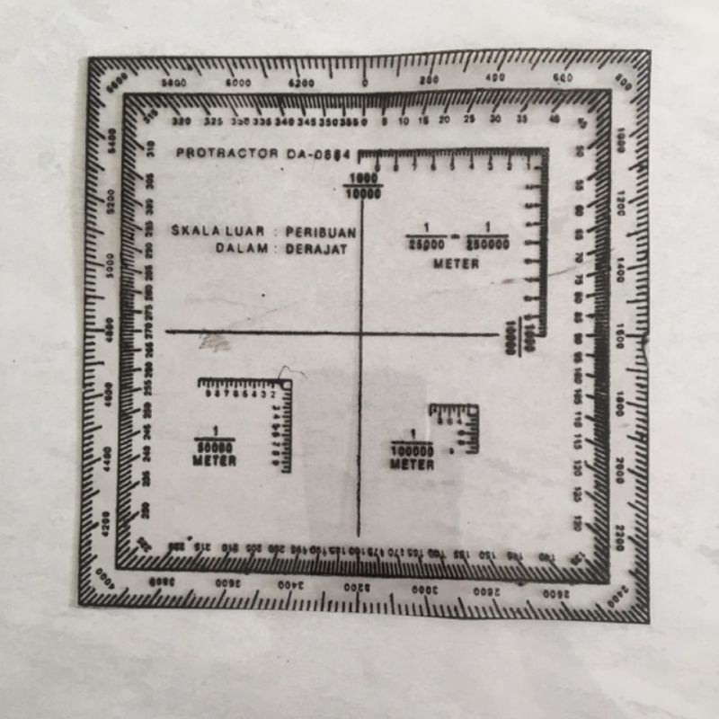 

Douglas Protractor Navigasi Penggaris Doglass douglas