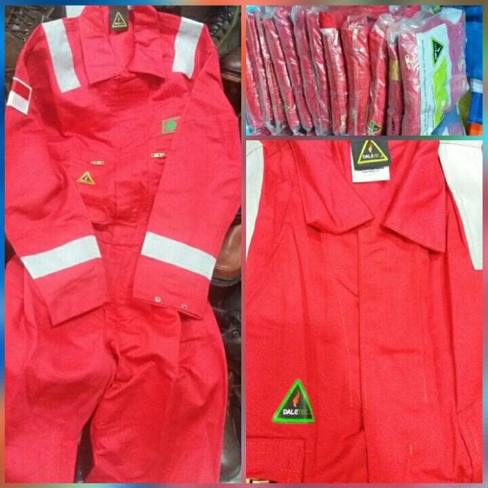 COVERALL DALETEC MERAH ORIGINAL