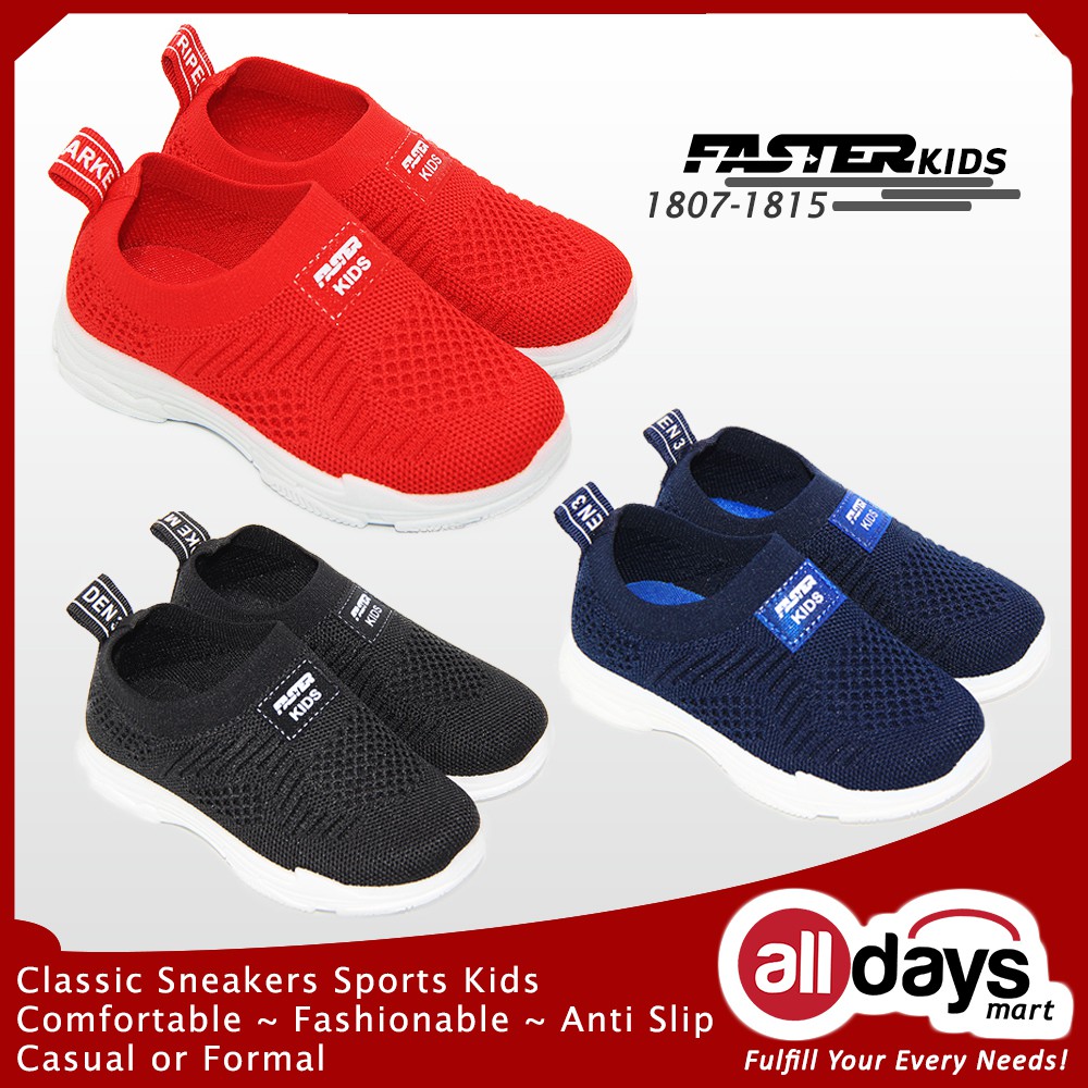 Faster Sepatu Sport Sneaker Anak Unisex 1807-1815 Size 26-31