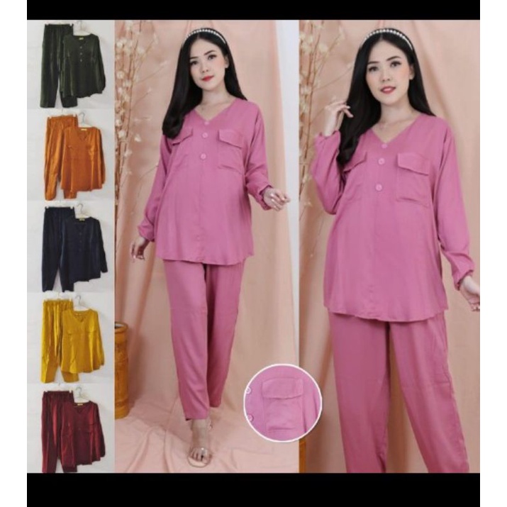 stelan PP Rayon twiill Agnes by Tessa/one set standar Rayon twiill Agnes by Tessa