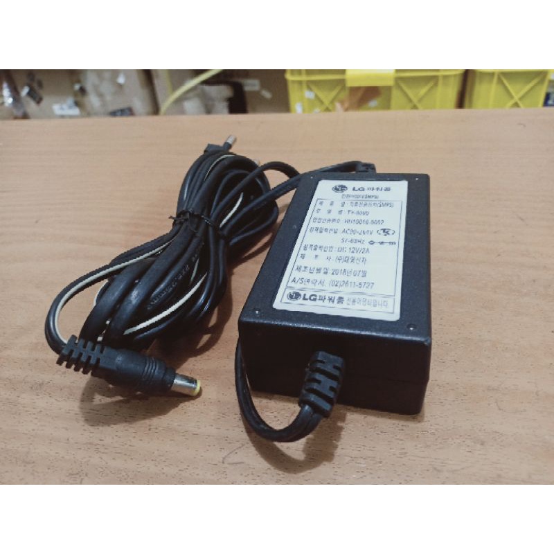 adaptor LG cctv 2a 12v LED strip pompa 2 ampere 12 volt dvr panjang 100 - 240v AC DC murni original