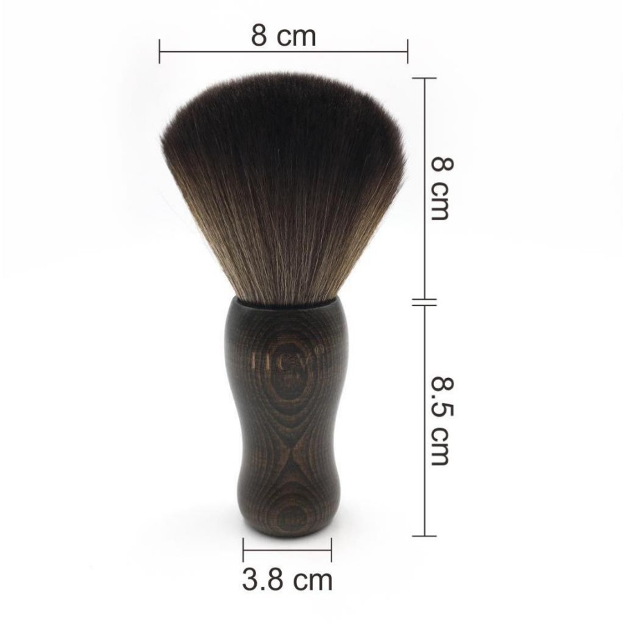 Kuas Pembersih Rambut Coklat