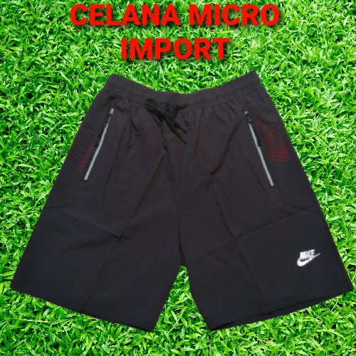 PRIA-LARI-CELANA- CELANA PENDEK PRIA LARI/CELANA OLAHRAGA GYM/FITNES/RUNNING/MICRO/JUMBO - ABU-ABU,