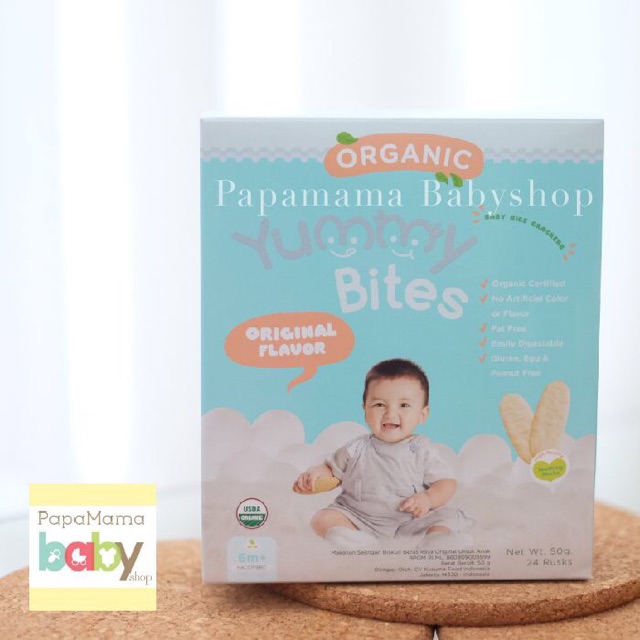 YUMMY BITES Rice Crackers Ready Semua Rasa Termurah Snack Baby Bayi Original Halal