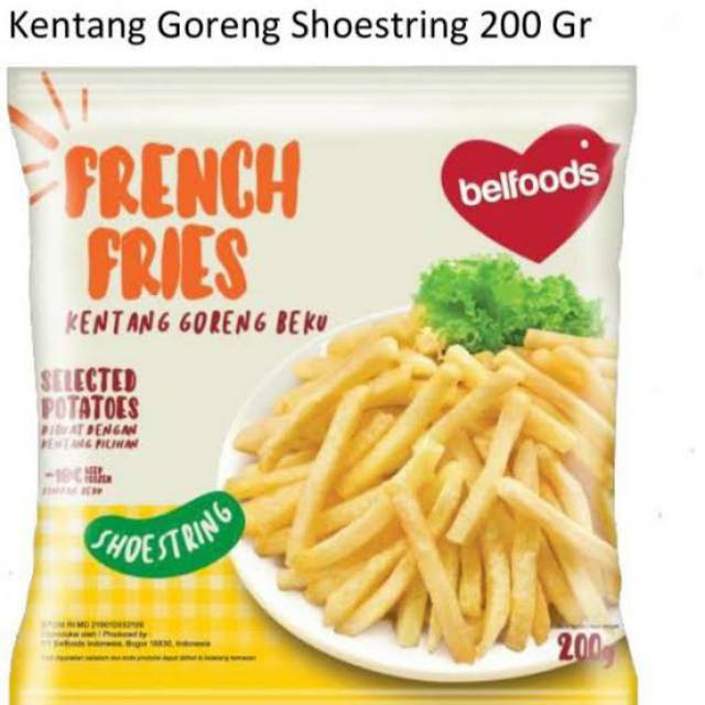 

Belfoods kentang goreng shoestring 200gr