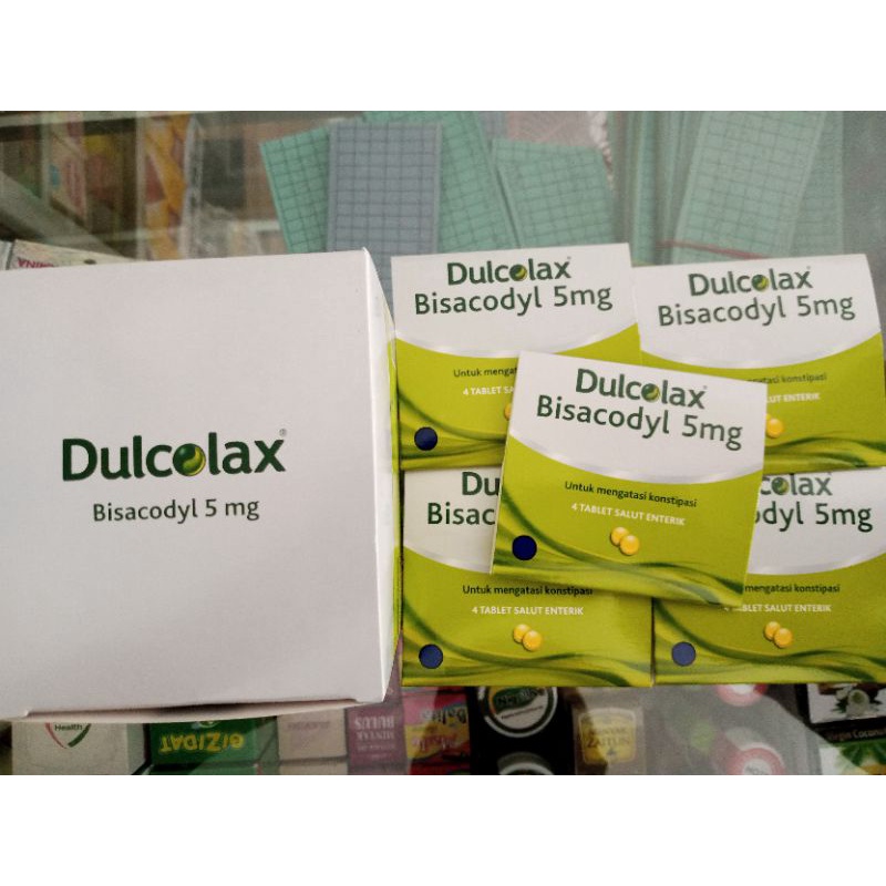 Dulcolax Bisacodyl 5mg | Strip Isi 4 Tablet - ED 01/2026