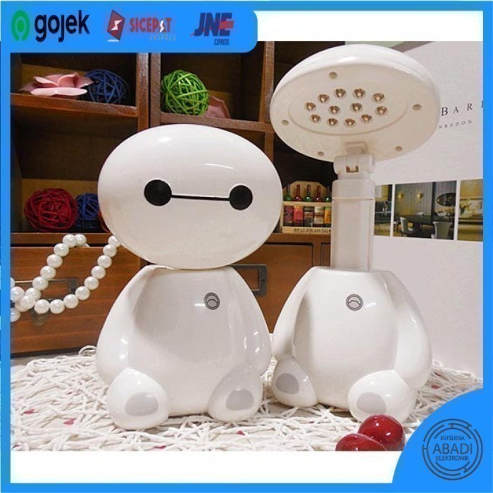 Lampu LED Meja Belajar dan Tidur Anak Unik Karaktet Kartun Baymax