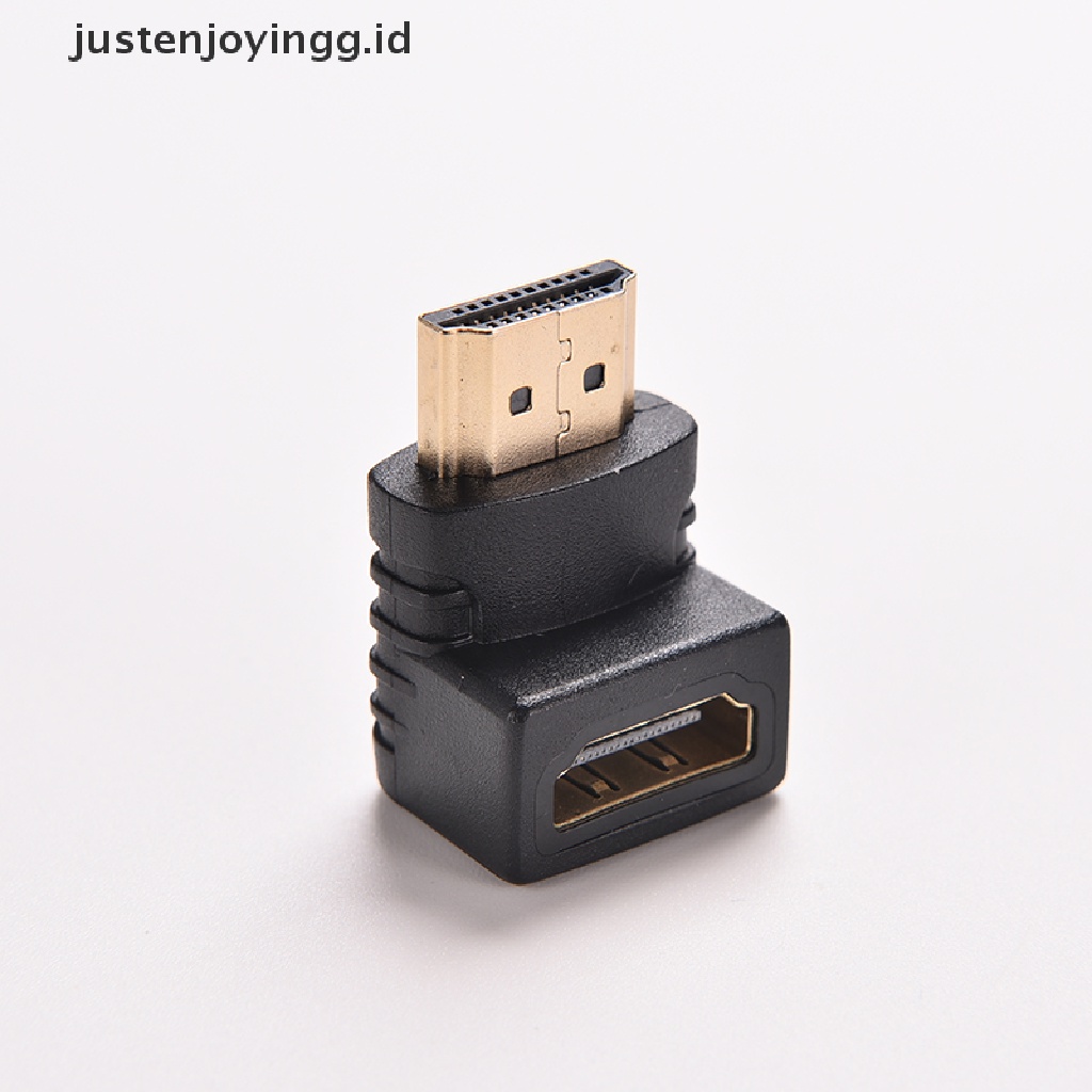 Kabel Adapter Konektor HDMI Male Ke Female Sudut Kanan 270 90 Derajat Untuk TV HDTV