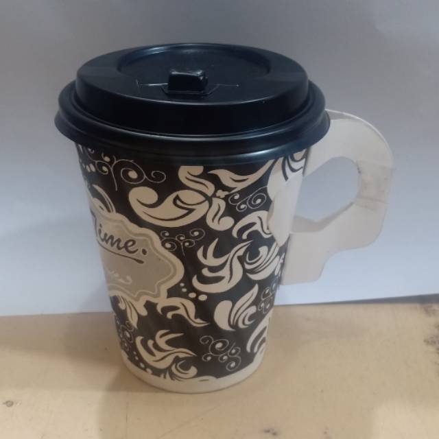 Paper cup Handel/ Papercup Handel / Gelas kopi Handel Uk.8oz + LID