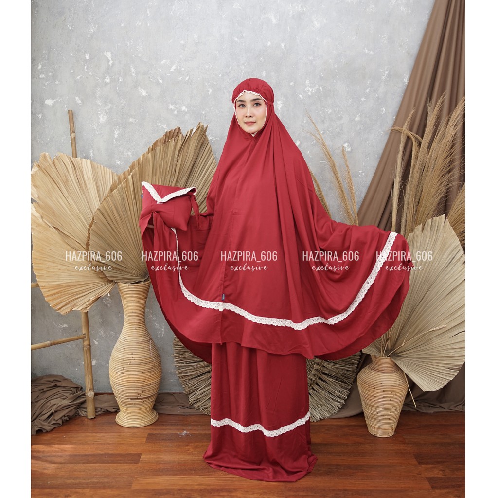 MUKENA DEWASA TRAVELING RAYON RENDA JUMBO
