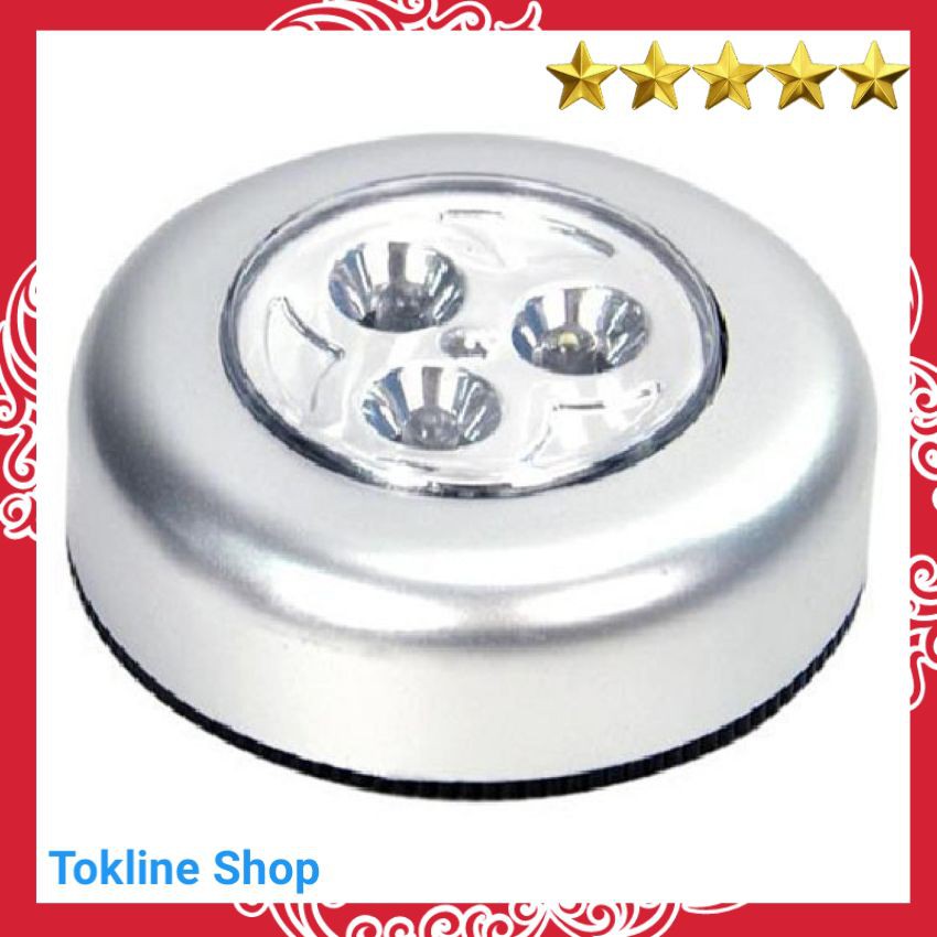 Sale Stick and Click Touch LED Lampu 3 LED Sentuh Keren