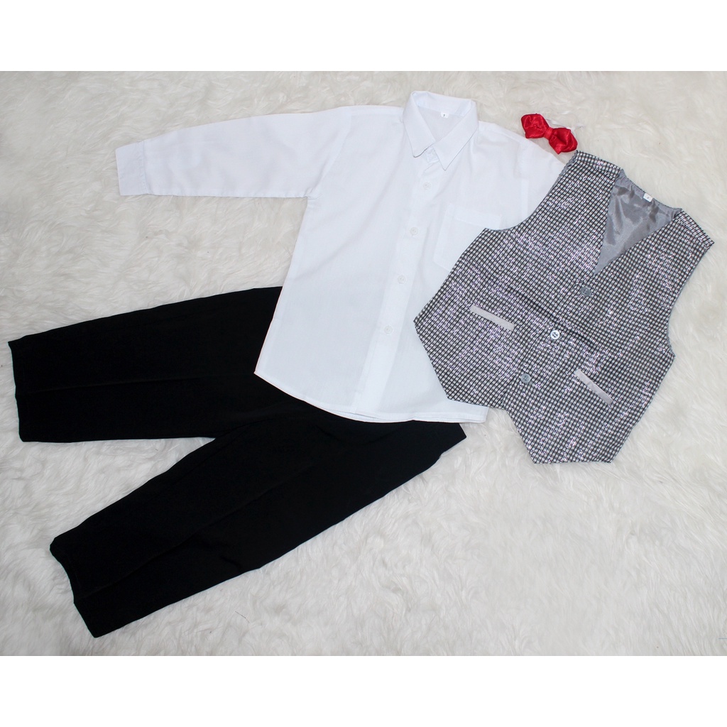 Setelan Jas kotak 0022/Setelan tuxedo jas formal anak cowok/ laki laki 2- 8 tahun