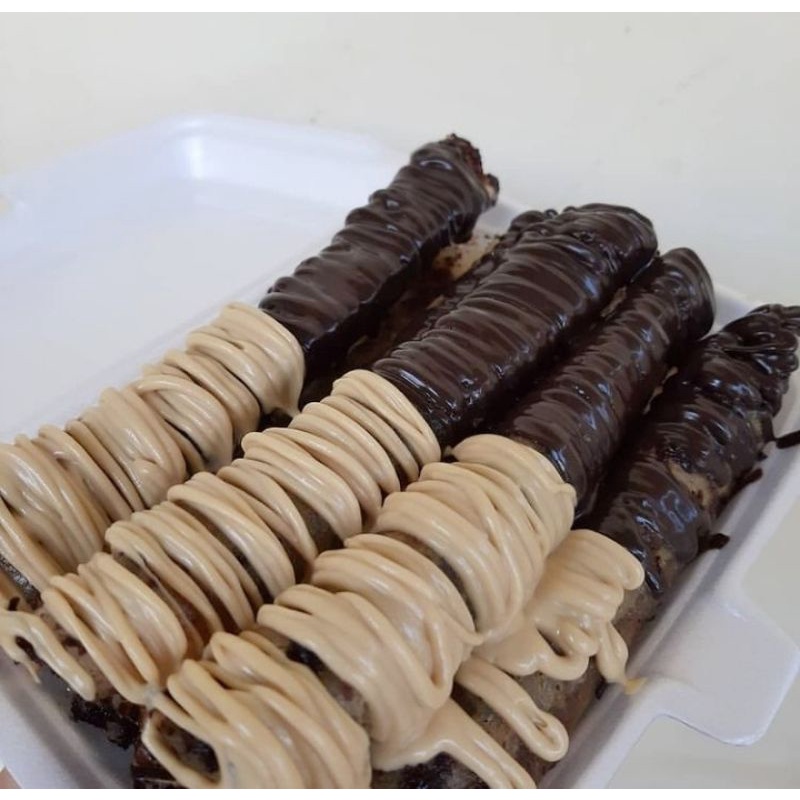 

pisang cokelat roll