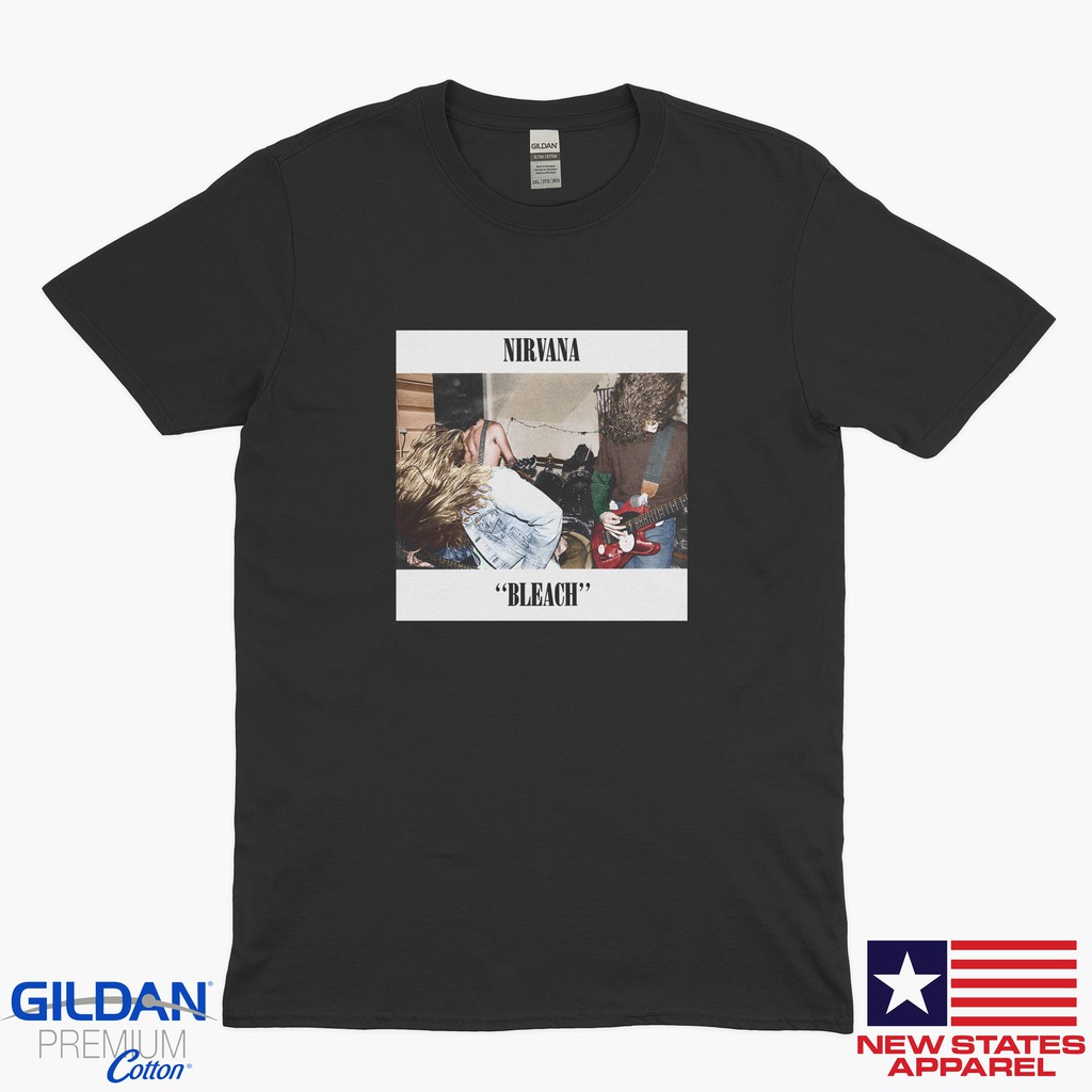 KAOS NIRVANA BLEACH / KAOS ALBUM BLEACH NIRVANA / BAJU BAND / KAOS ALBUM NIRVANA / KAOS CURT COBAIN