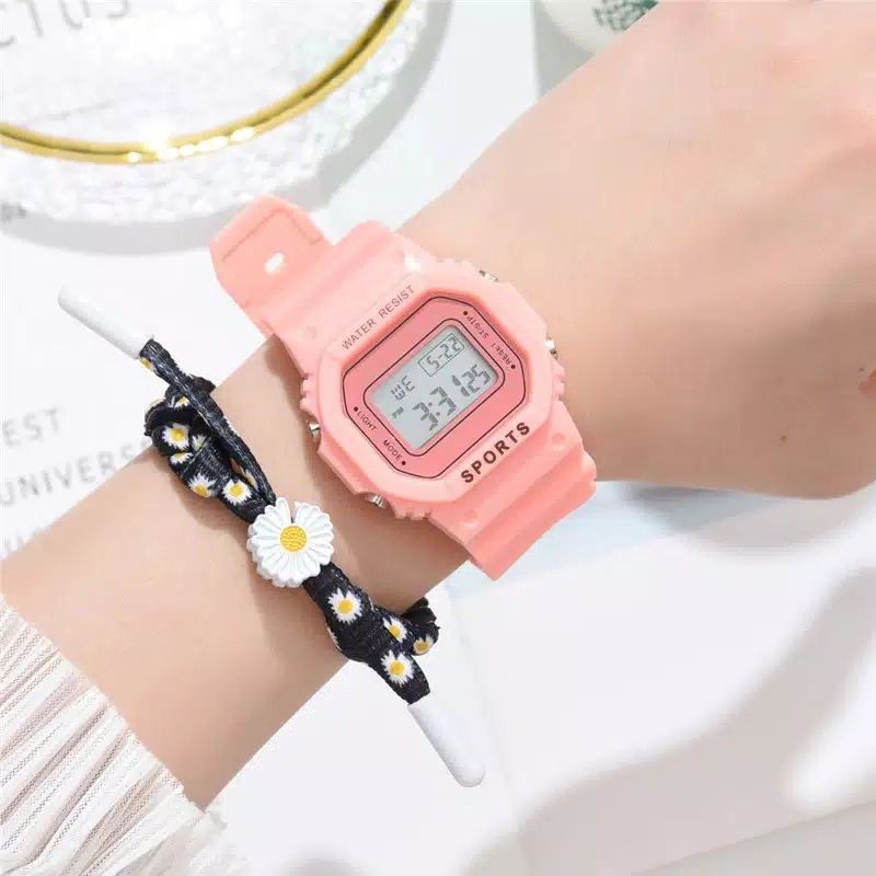 Jam Tangan Digital Casual Fashion Pria Wanita Termurah