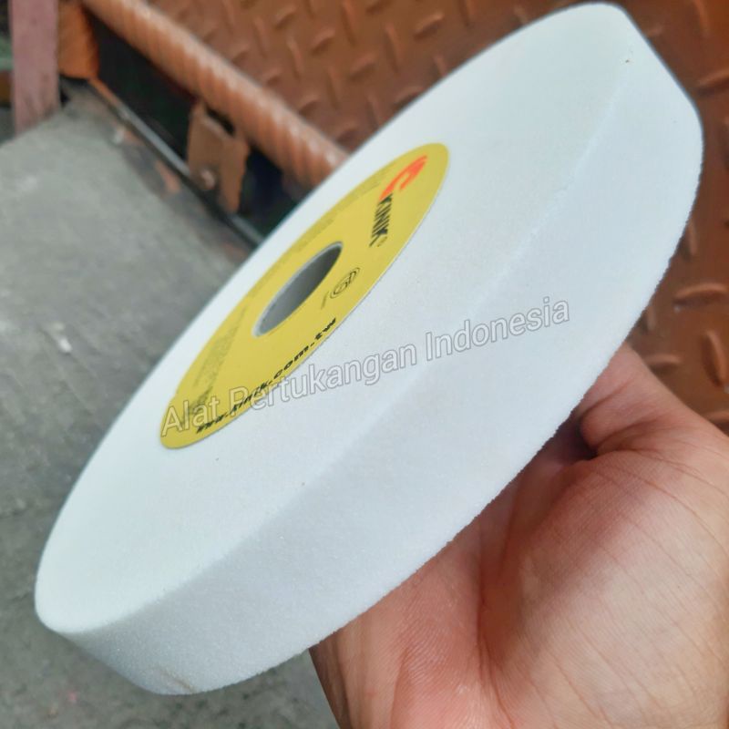 KINIK Batu Gerinda Gurinda Duduk 8 inch Asah Poles 205 x 25 mm Grit Halus WA 80 KV 1A