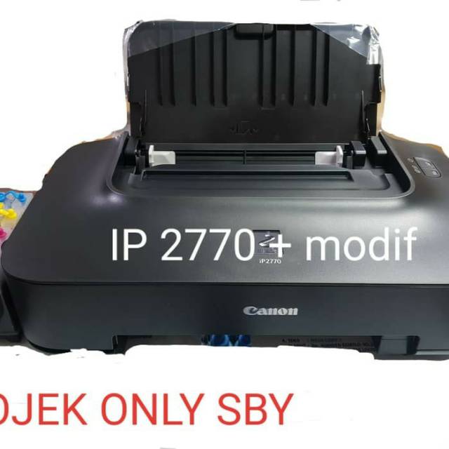 Printer Canon PIXMA ip2770 + modifikasi ( sudah termasuk tinta &amp; tabung modif 100ml) GOJEK ONLY