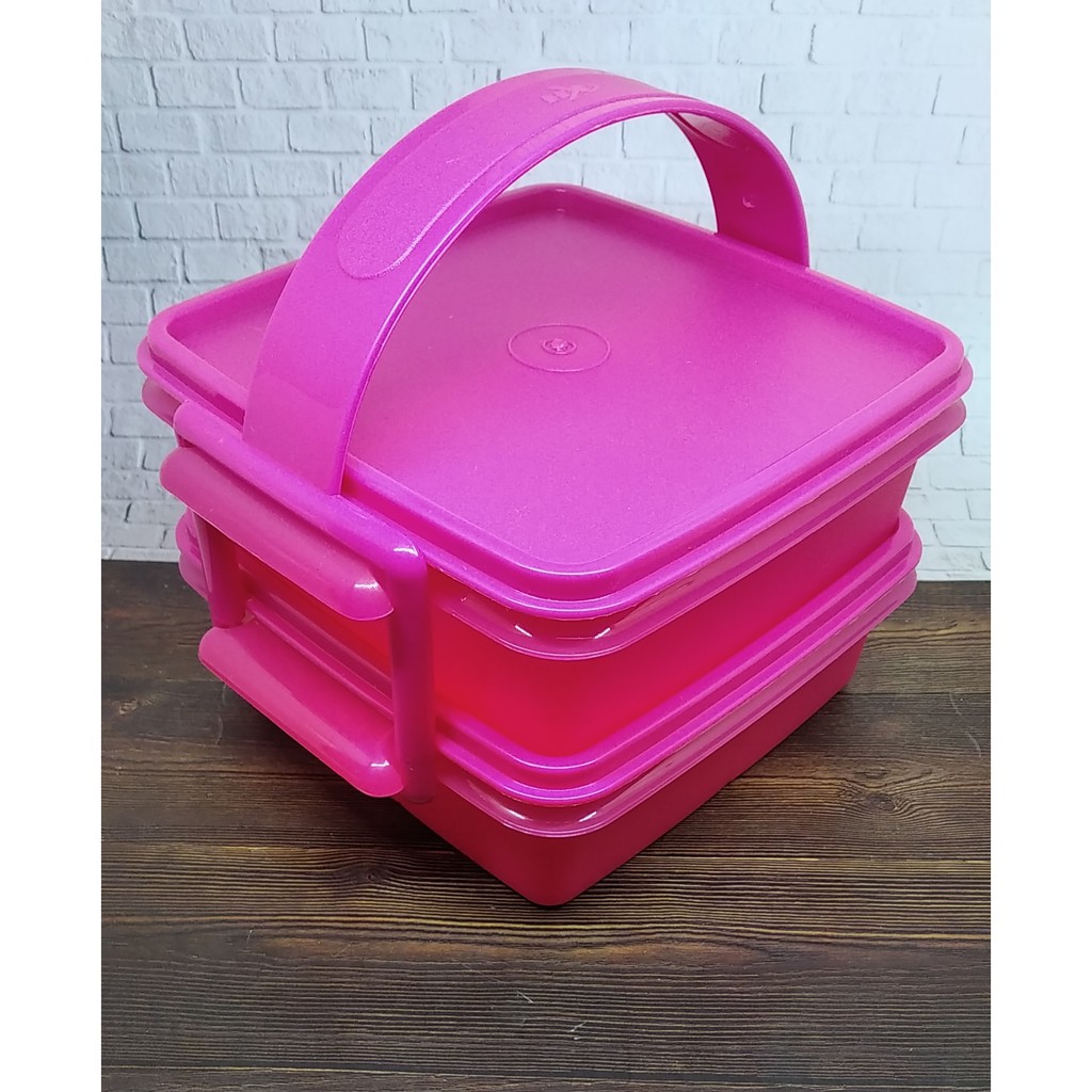 LUNCH BOX KAHA 2 SUSUN LUNCH BOX PLASTIK RANTANG PLASTIK