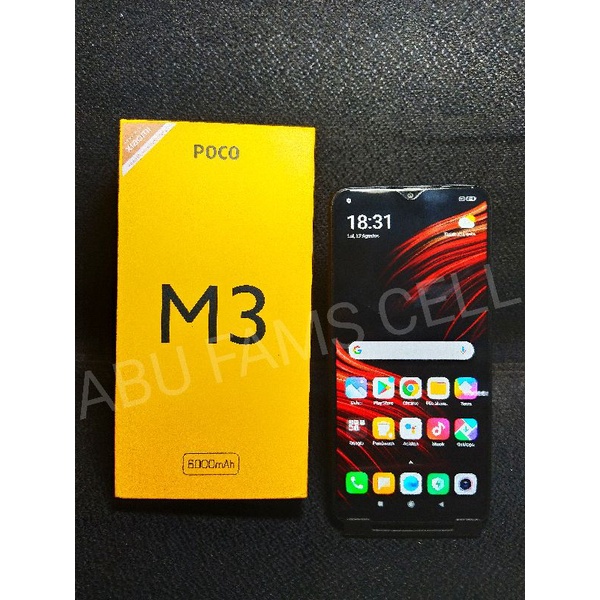 Poco M3 4/64 Handphone Murah Second Original 100%