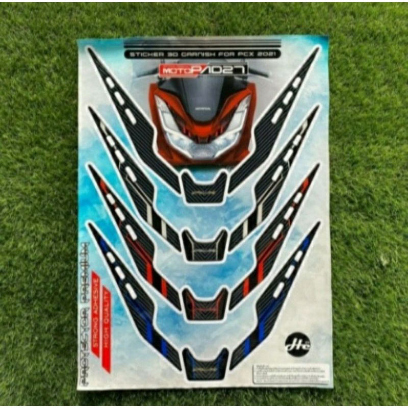 Stiker lampu depan PCX 160 2021 Stiker alis lampu depan PCX 160 2021