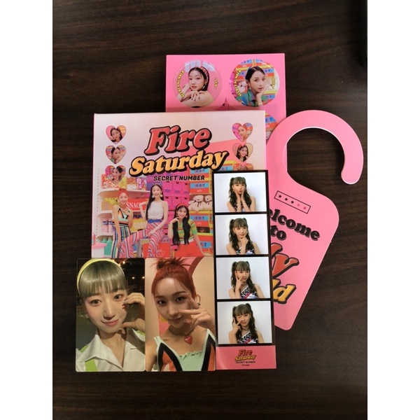 JUAL CEPAT ALBUM ONLY - SECRET NUMBER FIRE SATURDAY 100k