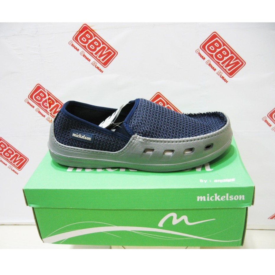 ARDILES MICKELSON JOHNSON - SEPATU PRIA SLIP ON SANTAI - BIRU