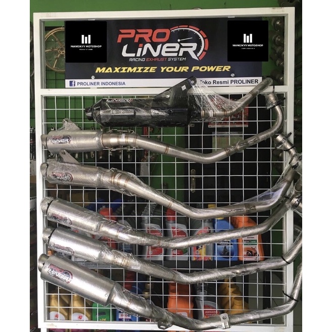 KNALPOT PROLINER PRO MP1 MX NEW SONIC MX KING FULLSYSTEM ORIGINAL