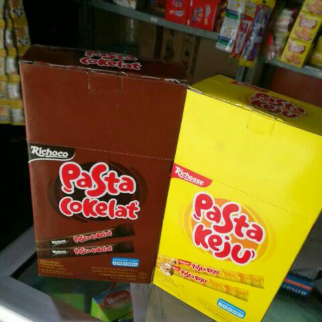 

Pasta keju dan pasta coklat box