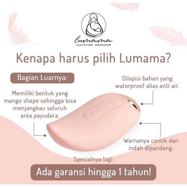 Lumama Lactation Massager- Alat Pijat Pelancar Asi